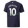Maillot de Supporter Manchester City Jack Grealish 10 Troisième 2021-22 Pour Homme
